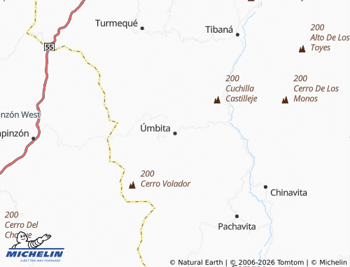 Mappa MICHELIN Úmbita - ViaMichelin