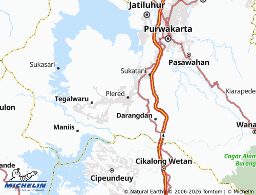 Carte MICHELIN Plered - ViaMichelin