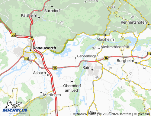 Mappa MICHELIN Genderkingen - ViaMichelin