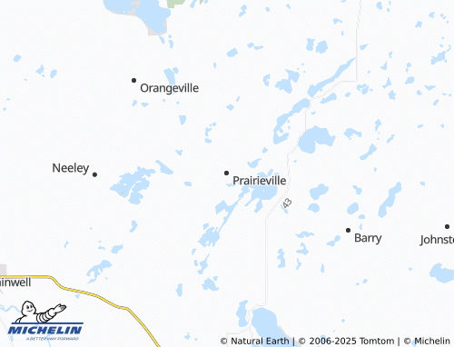 MICHELIN-Landkarte Prairieville - ViaMichelin
