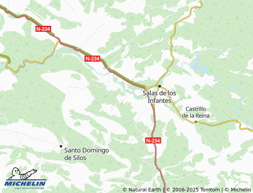 MICHELIN La Revilla y Ahedo map - ViaMichelin