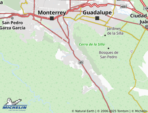 Mapa MICHELIN Lomas de Valle Alto - ViaMichelin