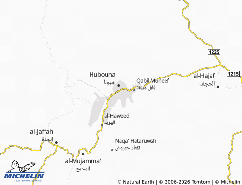 MICHELIN-Landkarte al-Qabil - ViaMichelin