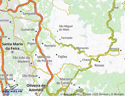 MICHELIN Vale de Lameiro map - ViaMichelin