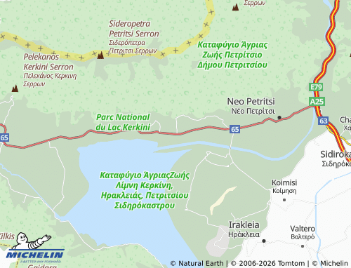 Carte MICHELIN Thrakiko - ViaMichelin
