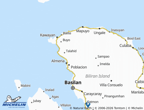 MICHELIN Pili map - ViaMichelin