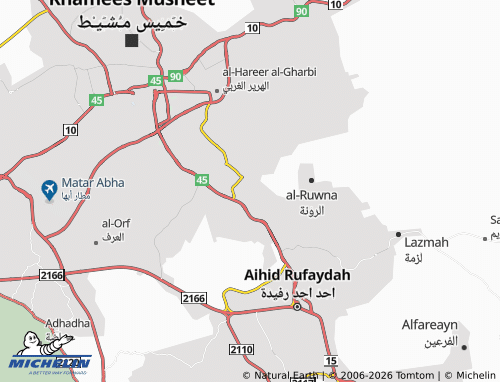 MICHELIN-Landkarte al-Ruwna - ViaMichelin