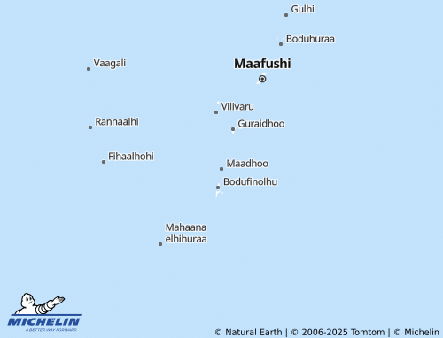 MICHELIN Maadhoo map - ViaMichelin