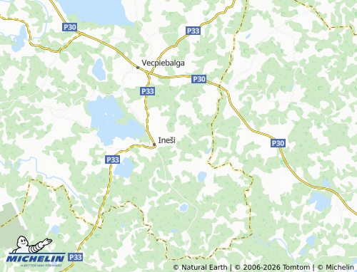 Mapa MICHELIN Sviļi - ViaMichelin