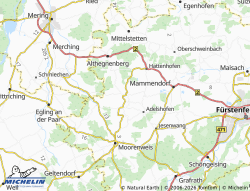 Mappa MICHELIN Luttenwang - ViaMichelin