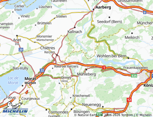 MICHELIN-Landkarte Wileroltigen - ViaMichelin