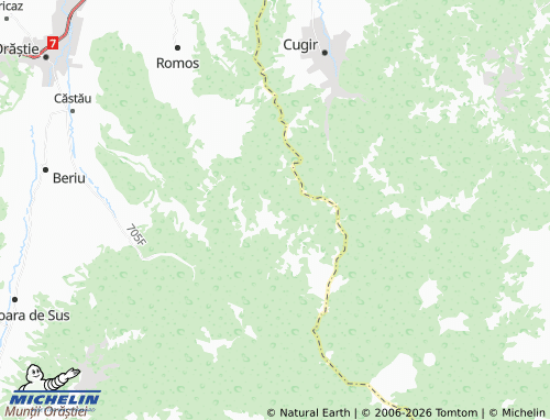 MICHELIN Ciungu Mare map - ViaMichelin
