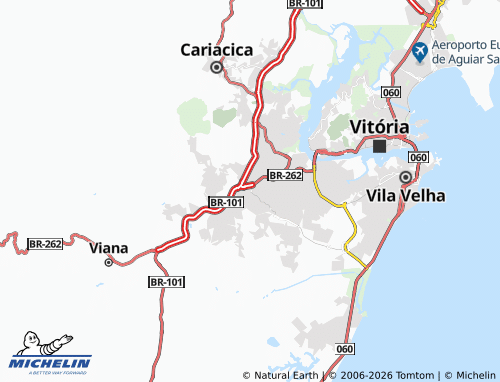 MICHELIN Santa Luzia map - ViaMichelin