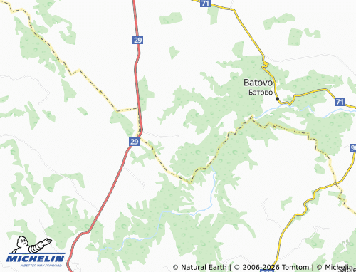MICHELIN Debrene map - ViaMichelin