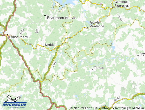 Kaart MICHELIN Réjat - ViaMichelin