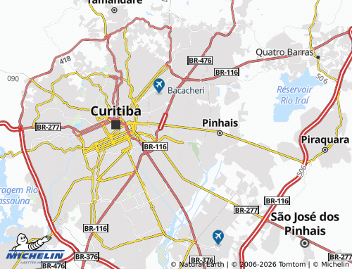 Mapa MICHELIN Capão da Imbuia - ViaMichelin