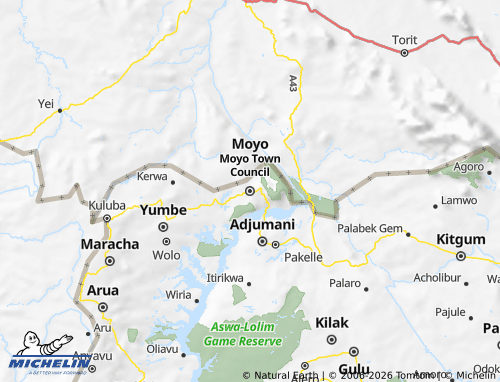 Mapa MICHELIN West Moyo - ViaMichelin