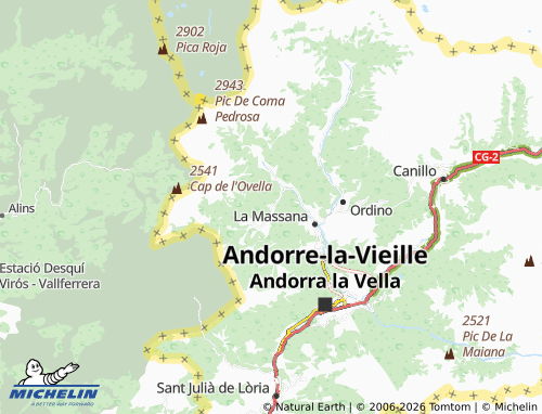 MICHELIN Xixerella map - ViaMichelin