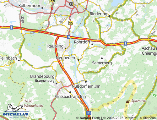 MICHELIN-Landkarte Neubeuern - ViaMichelin