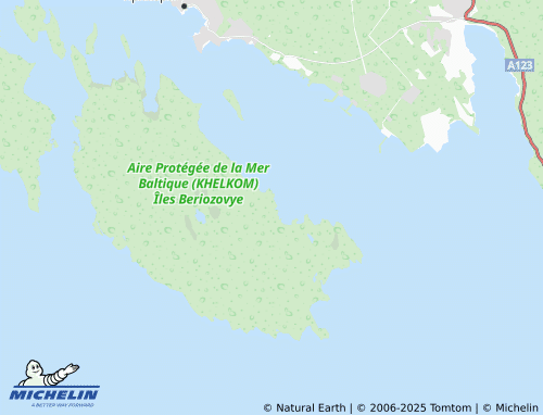 MICHELIN Krasnyy Ostrov map - ViaMichelin