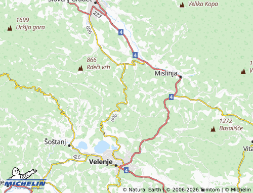 Carte MICHELIN Graška Gora - ViaMichelin