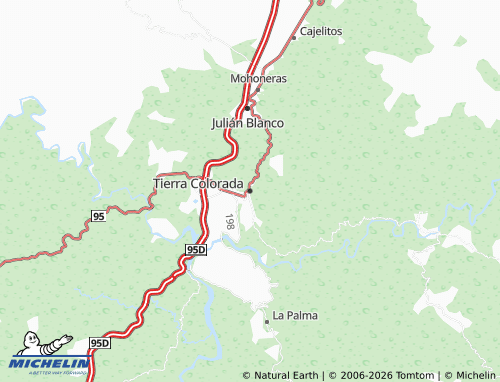 Mappa MICHELIN Tierra Colorada - ViaMichelin