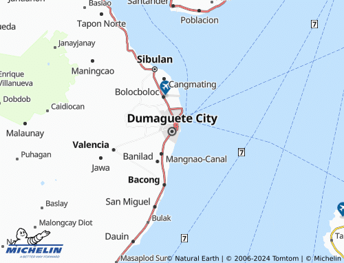 MICHELIN Dumaguete City map - ViaMichelin