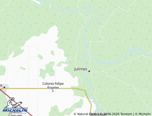 Mappa MICHELIN Colonia Esperanza - ViaMichelin