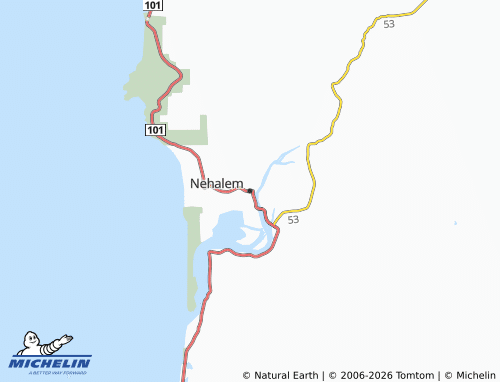 Carte MICHELIN Nehalem - ViaMichelin