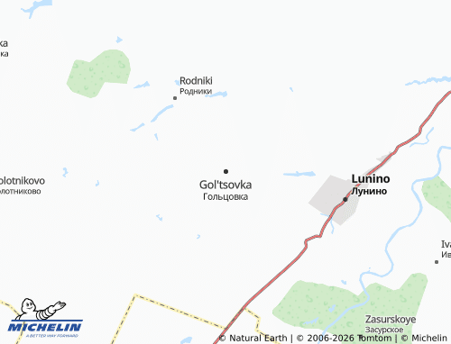MICHELIN-Landkarte Gol'tsovka - ViaMichelin