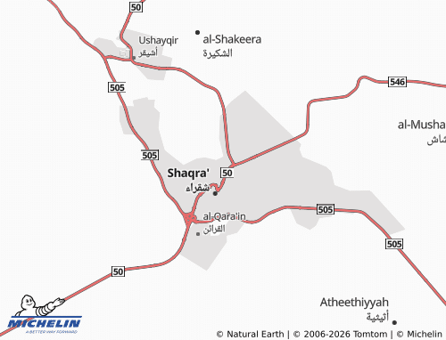 MICHELIN-Landkarte al-Rabee' - ViaMichelin