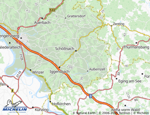 Mapa MICHELIN Emming - ViaMichelin