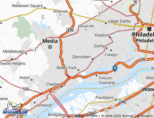 Mapa MICHELIN Rutledge - ViaMichelin