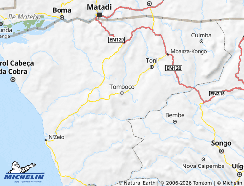 MICHELIN Tomboco map - ViaMichelin