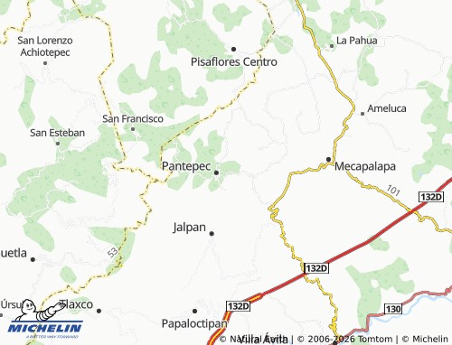 Mapa MICHELIN Santa Cruz - ViaMichelin