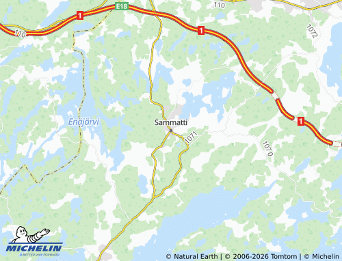 MICHELIN Sammatti map - ViaMichelin