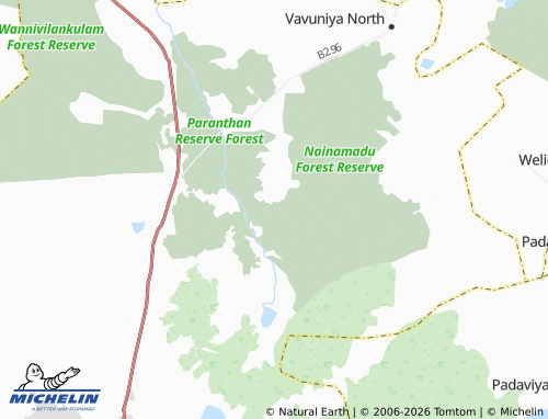 Mapa MICHELIN Anandar Pulliyankulam - ViaMichelin