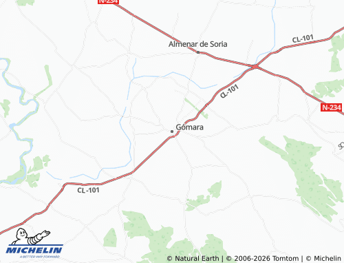 Mappa MICHELIN Gómara - ViaMichelin
