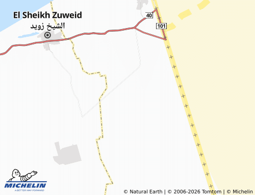 Mapa MICHELIN Sheebanah - ViaMichelin