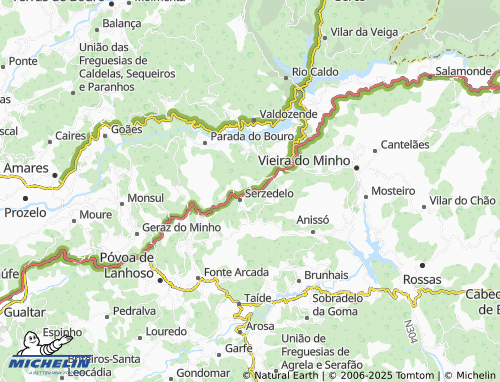 Mapa MICHELIN Couto - ViaMichelin