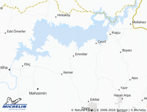 MICHELIN Emmiler map - ViaMichelin