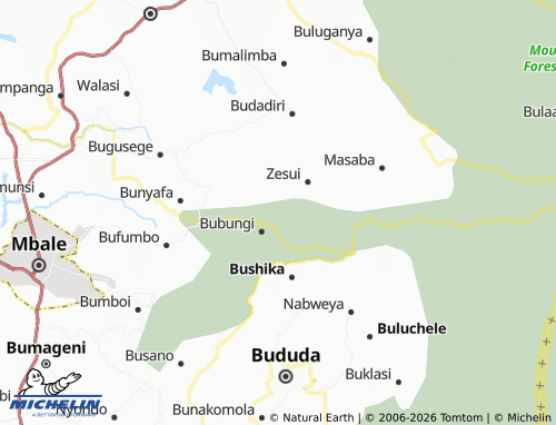 MICHELIN Buteza map - ViaMichelin