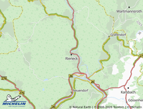 Mapa MICHELIN Rieneck - ViaMichelin