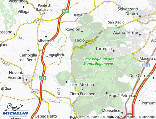 MICHELIN Boccon map - ViaMichelin