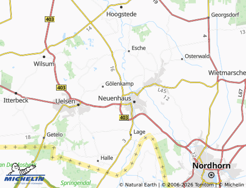 MICHELIN Buitenborg map - ViaMichelin