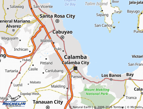 MICHELIN Mamatid map - ViaMichelin