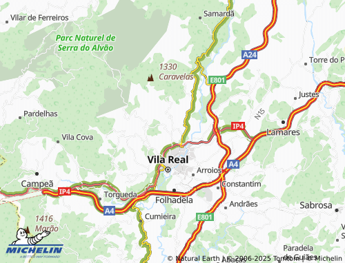 MICHELIN Ferreiros map - ViaMichelin
