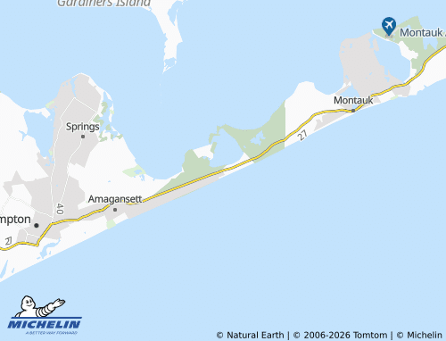 Mapa MICHELIN Napeague - ViaMichelin
