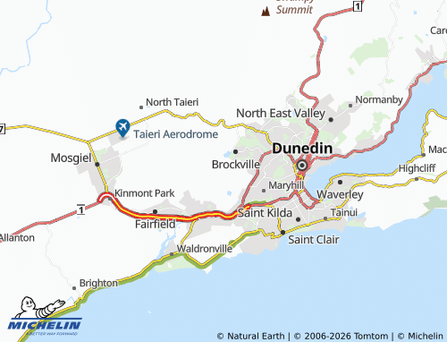 Mapa MICHELIN Mount Grand - ViaMichelin