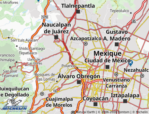 Kaart MICHELIN San Joaquín - ViaMichelin